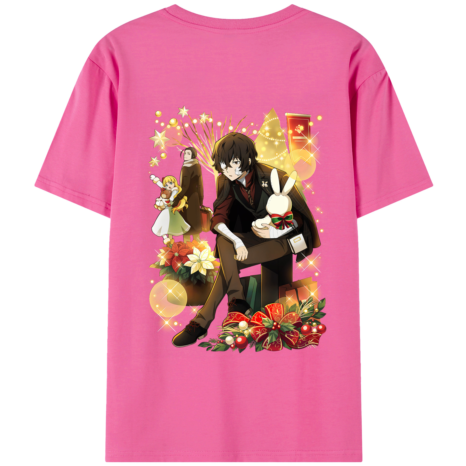 （画像用） 文豪ストレイドッグス Bungo Stray Dogs レディース半袖Tシャツ(バックプリント)